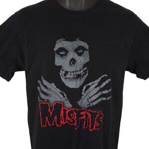 Misfits T Shirt Mens Size Medium Black Glenn Danzig Evilive Skull Punk Tee